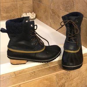 Navy Sorel Snow Boots